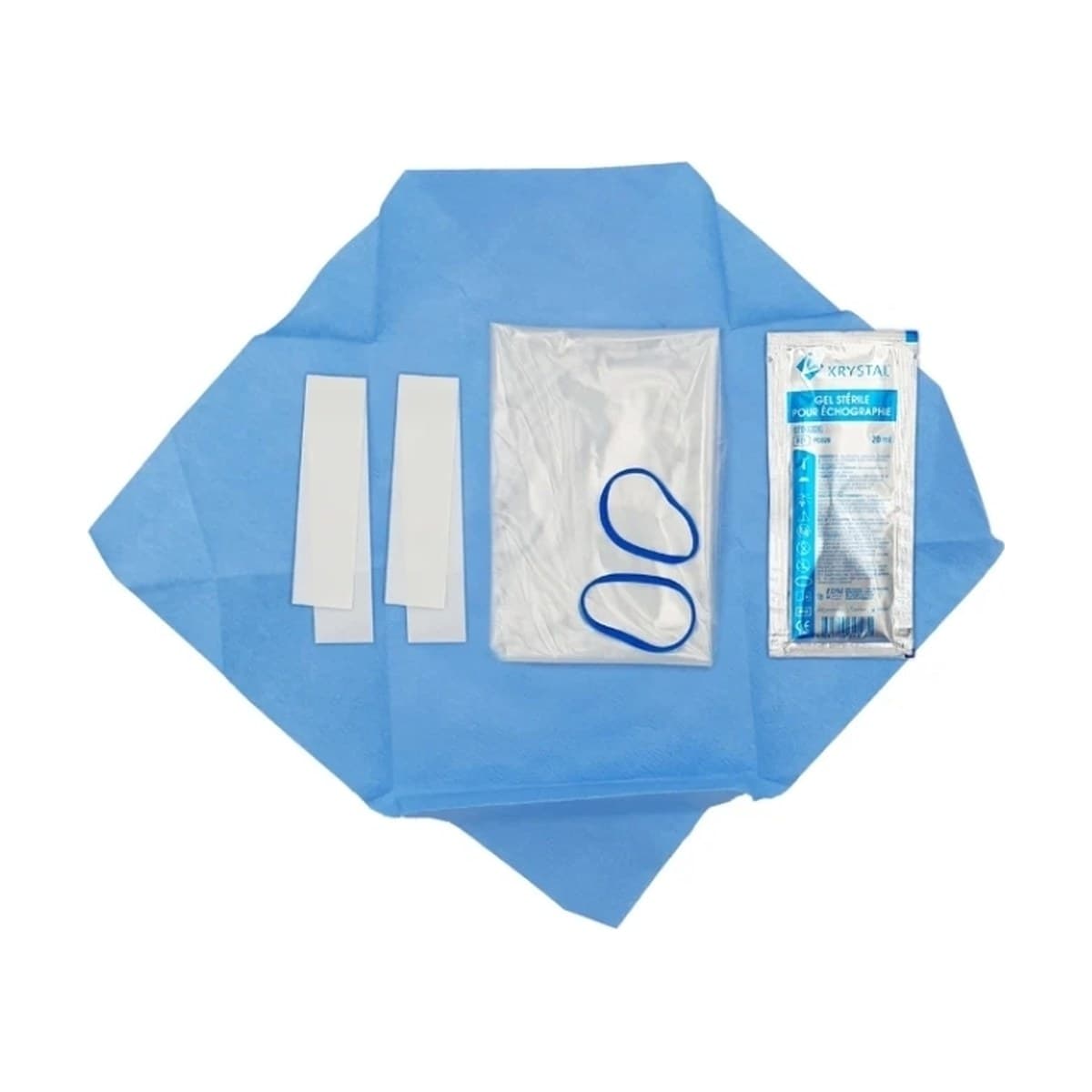 Protection de sonde d'échographie stérile sans latex Krystal Cover
